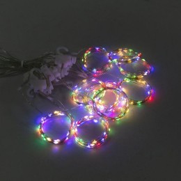 Гирлянда светодиодный занавес из росы 3х3м 300 LED IP20 USB + пульт управления с крючками для крепле