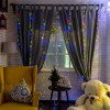 Гирлянда светодиодный занавес из росы 3х3м 300 LED IP20 USB + пульт управления с крючками для крепле