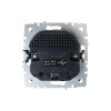 Розетка BRITE РЮш11-1-БрГ 16А с USB A+C 18Вт с заземл. защ. шторки механизм графит IEK BR-R14-16-U22