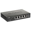 Коммутатор настраиваемый L2 DGS-1100-05PDV2/A1A с 5 портами 10/100/1000Base-T (2 порта PoE 1 порт дл