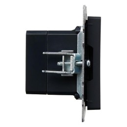 Розетка BRITE USB A+C 18Вт РЮ11-1-БрГ механизм графит IEK BR-U22-018-K53