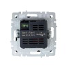 Розетка BRITE USB A+C 18Вт РЮ11-1-БрГ механизм графит IEK BR-U22-018-K53