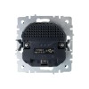 Розетка BRITE РЮш10-1-БрМ 16А с USB A+A 2.1А с заземл. защ. шторки механизм маренго IEK BR-R14-16-U2