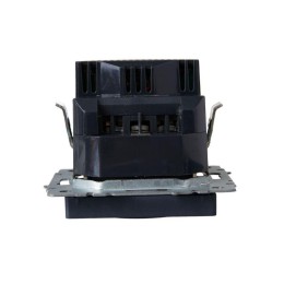 Розетка BRITE РЮш10-1-БрМ 16А с USB A+A 2.1А с заземл. защ. шторки механизм маренго IEK BR-R14-16-U2