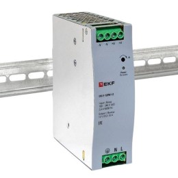 Блок питания на DIN-рейку 120Вт Uвх ~ 220В AC Uвых - 12В DC постоянного тока EKF DR-E-120W-12