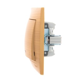 Выключатель 1-кл. Mira с подсветкой ясень LEZARD 701-4747-111