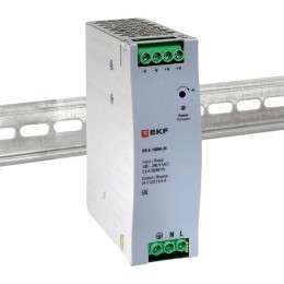 Блок питания на DIN-рейку 150Вт Uвх ~ 220В AC Uвых - 24В DC постоянного тока EKF DR-E-150W-24