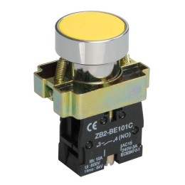 Кнопка LAY5-BA51 1НО без подсветки желт. KARAT IEK BBT60-BA-K05