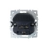 Розетка BRITE РЮш10-1-БрТБ 16А с USB A+A 2.1А с заземл. защ. шторки темн. механизм бронза IEK BR-R14
