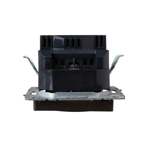Розетка BRITE РЮш11-1-БрТБ 16А с USB A+C 18Вт с заземл. защ. шторки темн. механизм бронза IEK BR-R14