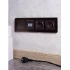 Розетка BRITE USB A+C 18Вт РЮ11-1-БрТБ механизм бронза IEK BR-U22-018-K45