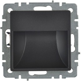 Подсветка светодиодная BRITE встраив. ПЛ20-БрЧ механизм черн. IEK BR-FL20-K02