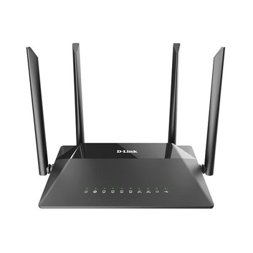 Маршрутизатор DIR-853/URU/R3A беспроводной 2х диап. гигабитный AC1300 Wave 2 (MU-MIMO 3G/LTE; USB-по