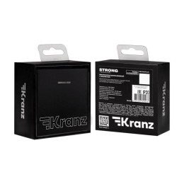 Выключатель 1-кл. СП STRONG MIELE 10А с подсветкой антрацит Kranz KR-78-0713-5