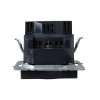 Розетка BRITE РЮш11-1-БрЧ 16А с USB A+C 18Вт с заземл. защ. шторки механизм черн. IEK BR-R14-16-U22-