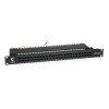 Патч-панель PL-50-TEL-Dual IDC 19дюйм (1U) 50 портов RJ-45 Dual IDC (телефонная раскладка) Cabeus 70