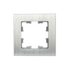 Рамка 1-м BRITE РУ-1-1-БрА металл алюм. IEK BR-M12-M-K47