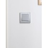 Рамка 1-м BRITE РУ-1-1-БрА металл алюм. IEK BR-M12-M-K47