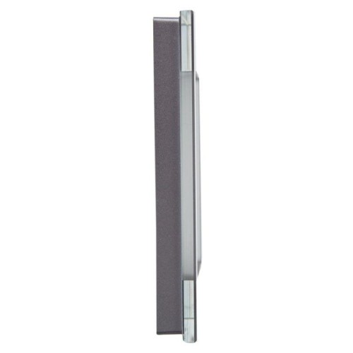 Рамка 1-м BRITE РУ-1-2-БрСе стекло сер. IEK BR-M12-G-K03