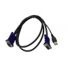 Кабель DKVM-CU/B1A KVM дл.1.8м с разъемами VGA и USB D-link 1100388