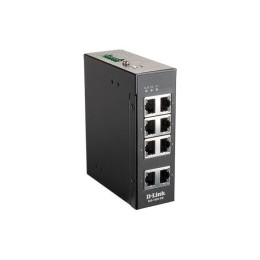 Коммутатор промышленный неуправляемый DIS-100E-8W/A1A (8 портов 10/100Base-TX энергосбережение и под