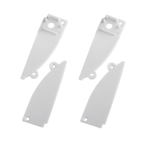 Набор заглушек 9818-3 профиля 9818 2шт глухие 2шт с отверстием Эра Б0062788