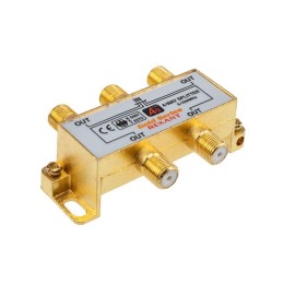 Делитель ТВ "краб" x4+5шт F "BOX" 5-1000 МГц "GOLD" Rexant 05-6103-1