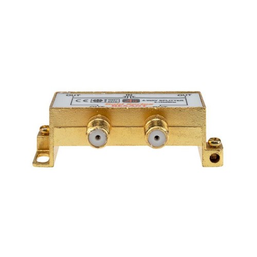 Делитель ТВ "краб" x4+5шт F "BOX" 5-1000 МГц "GOLD" Rexant 05-6103-1