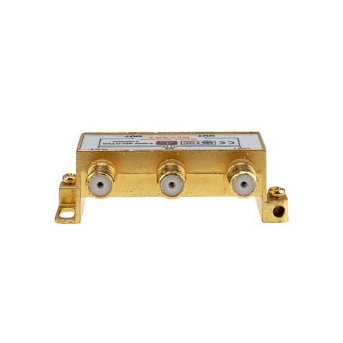 Делитель ТВ "краб" x4+5шт F "BOX" 5-1000 МГц "GOLD" Rexant 05-6103-1