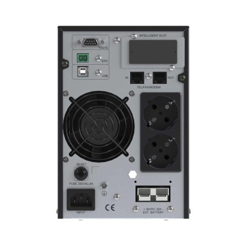 Источник бесперебойного питания онлайн для Small Tower 1000В.А/900Вт 1/1 2хSchuko EPO USB RS-232 RJ4
