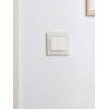 Рамка 1-м BRITE РУ-1-2-БрВа стекло ванильн. IEK BR-M12-G-K10