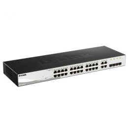 Коммутатор настраиваемый DGS-1210-28/F3A WebSmart (24 порта 10/100/1000Base-T и 4 комбо-порта 100/10