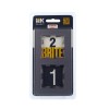 Рамка 2-м BRITE РУ-2-2-БрСе стекло сер. IEK BR-M22-G-K03