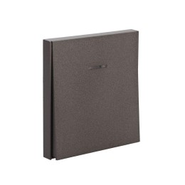 Выключатель 1-кл. СП STRONG MIELE 10А с подсветкой графит Kranz KR-78-0713-6