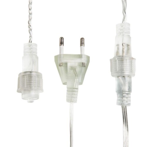 Гирлянда светодиодная "Мишура LED" 3м 288LED желт. 18Вт 220-240В IP20 провод ПВХ прозр. Neon-Night 3