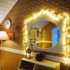 Гирлянда светодиодная "Мишура LED" 3м 288LED желт. 18Вт 220-240В IP20 провод ПВХ прозр. Neon-Night 3