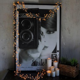 Гирлянда светодиодная "Мишура LED" 3м 288LED желт. 18Вт 220-240В IP20 провод ПВХ прозр. Neon-Night 3