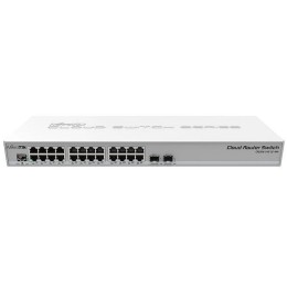 Коммутатор CRS326-24G-2S+RM Cloud Router Switch 326-24G-2S+RM с RouterOS L5 1U монтаж в стойку Mikro