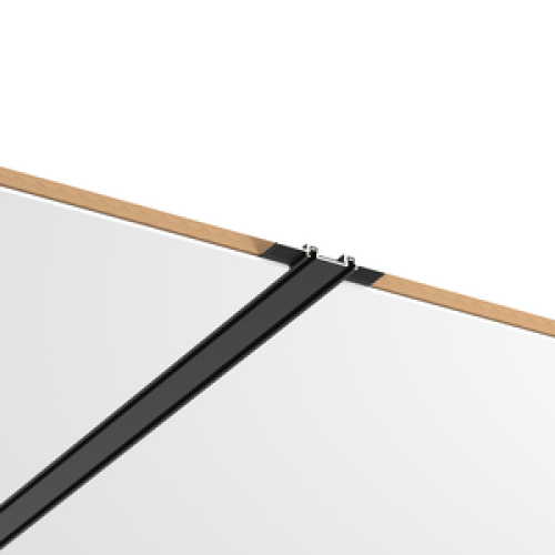 Шинопровод магнитный встраиваемый 1.5м для магнитной системы Galakti черн. VARTON V4-R7-09.R023.TRK-