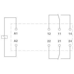 Реле одиночное REL-MR- 24DC/21-21 Phoenix Contact 2961192