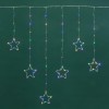 Гирлянда светодиодный занавес из росы с фигурами звезд IP20 USB + пульт управления мультиколор Neon-