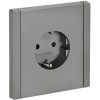 Розетка СП FORTE&PIANO FP516 16А с заземл. без защ. шторок винт. крепл. сталь IEK FP-R11-16-K46