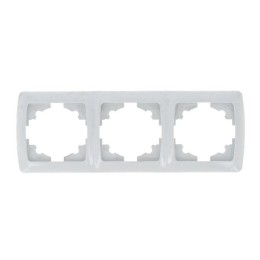 Рамка 3-м СП Мадрид горизонт. бел. EKF EIM-G-303-10