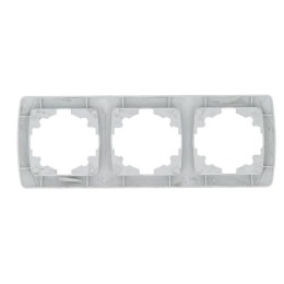 Рамка 3-м СП Мадрид горизонт. бел. EKF EIM-G-303-10