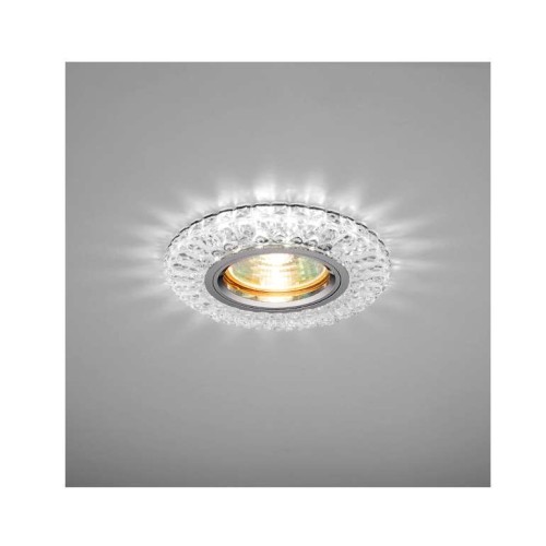 Светильник Emilia LED 51 3 70 декор. огран. полимер. со светодиод. подсвет. MR 16 прозр. ИТАЛМАК IT8