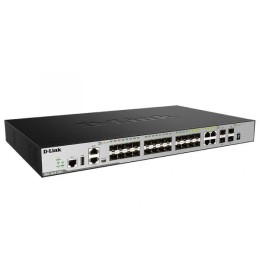 Коммутатор управляемый стекируемый L3 DGS-3630-28SC/A2ASI с 20 портами 1000Base-X SFP 4 комбо-портам