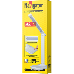 Светильник светодиодный настольный 93 155 NDF-D044-7W-MK-WH-LED 7Вт 2700/4000/6000К 480лм сенсор на