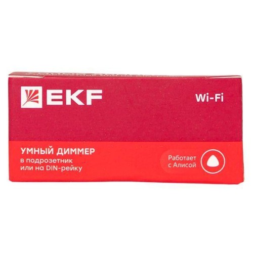 Диммер в подрозетник 1-канальный Умный Wi-Fi Connect EKF sdsh-1g-wf