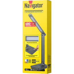 Светильник светодиодный настольный 93 156 NDF-D044-7W-MK-BL-LED 7Вт 2700/4000/6000К 480лм сенсор на