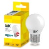 Лампа светодиодная Alfa 10Вт G45 шар 4000К нейтр. бел. E27 230В IEK LLA-G45-10-230-40-E27